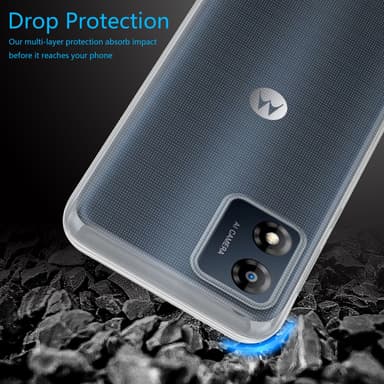 Motorola Moto E13 Skal Fodral Case (Genomskinlig)