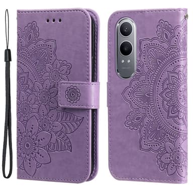 SKALO OnePlus Nord CE4 Lite 5G Mandala Plånboksfodral - Lila