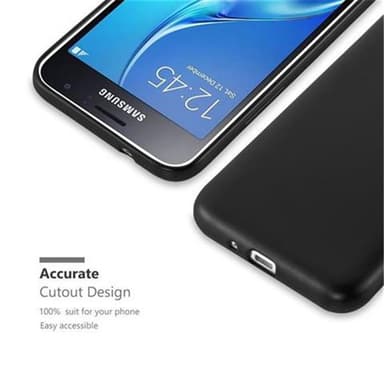 Skal Samsung Galaxy J1 2016 Fodral Case (Svart)