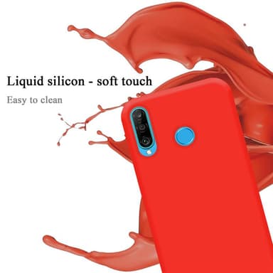 Huawei P30 LITE Skal Fodral Case (Röd)