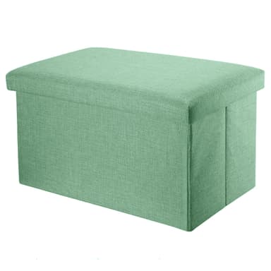 Hopfällbar bänk 78x38x38 cm Sittpall Sittkub (grön)