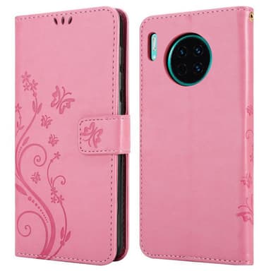 Huawei MATE 30 Plånboksfodral Skal (Rosa)
