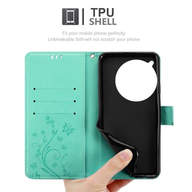 OnePlus 12 Plånboksfodral Skal (Turkos)