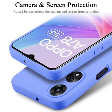 OPPO A78 5G Skal Fodral Case (Lila)