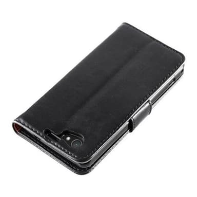 Sony Xperia Z1 COMPACT Plånboksfodral Skal (Svart)