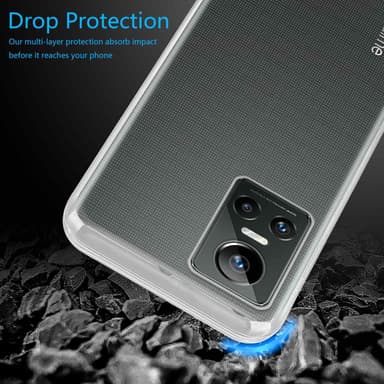 Realme GT Neo 3 Skal Fodral Case (Transparent)