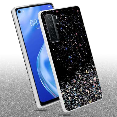 Huawei P40 LITE 5G / NOVA 7 SE Skal Fodral Case (Svart)