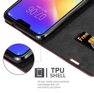 Vivo Y81i Skal Fodral Case (Röd)