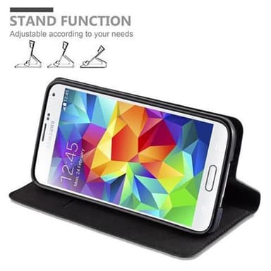 Samsung Galaxy S5 / S5 NEO Skal Fodral Case (Svart)