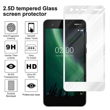 Nokia 2 2017 Skyddsglas Skyddsfilm Skärmskydd