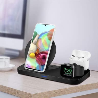 Samsung Galaxy A71 5G Plånboksfodral Skal (Grå)