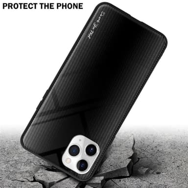 iPhone 11 PRO MAX Skal Fodral Case (Svart)