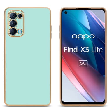 Oppo FIND X3 LITE Skal Fodral Case (Grön)