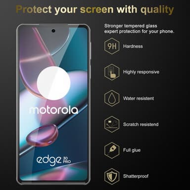 Motorola EDGE 30 PRO / EDGE+ Skyddsglas Skyddsfilm