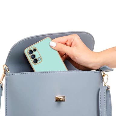 Oppo FIND X3 LITE Skal Fodral Case (Grön)