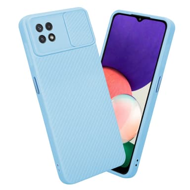 Skal Samsung Galaxy A22 5G Fodral Case (Blå)