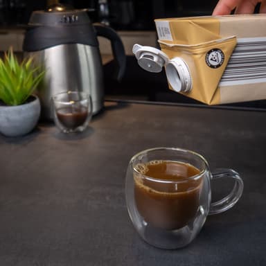 4x Teglas Kaffeglas Kaffekopp Mugg Termoglas 100-150ml