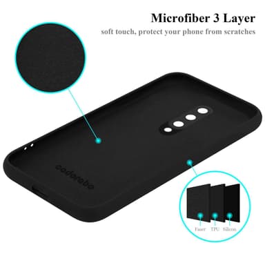 OnePlus 8 Skal Fodral Case (Svart)