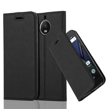 Skal Motorola MOTO G5S PLUS Plånboksfodral (Svart)
