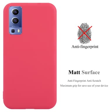 Skal Vivo Y52 5G / Y72 5G Fodral Case (Röd)