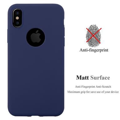 Skal iPhone X / XS Fodral Case (Blå)