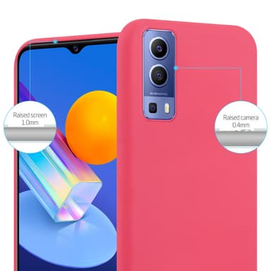 Skal Vivo Y52 5G / Y72 5G Fodral Case (Röd)