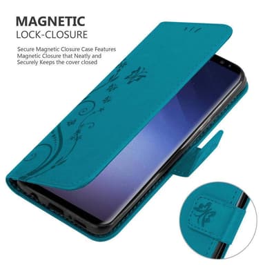 Samsung Galaxy S9 Plånboksfodral Skal (Blå)
