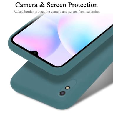 Xiaomi RedMi 9A / RedMi 9AT Skal Fodral Case (Grön)