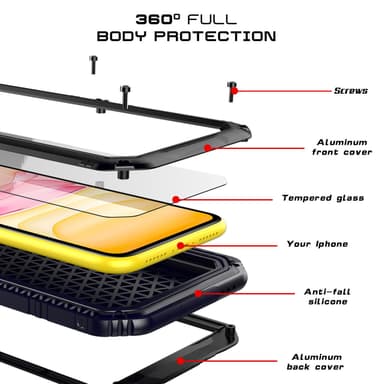 iPhone 11 Skal Fodral Case (Svart)