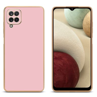 Samsung Galaxy A12 / M12 Skal Fodral Case (Rosa)