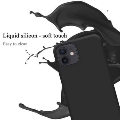 iPhone 12 MINI Skal Fodral Case (Svart)