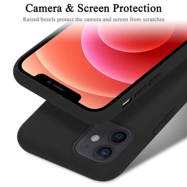iPhone 12 MINI Skal Fodral Case (Svart)