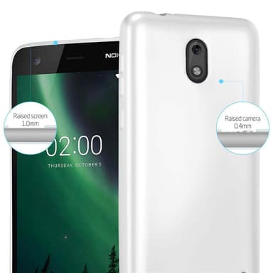 Skal Nokia 2 2017 Fodral Case (Silver)