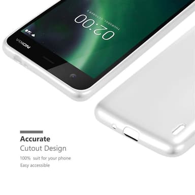 Skal Nokia 2 2017 Fodral Case (Silver)