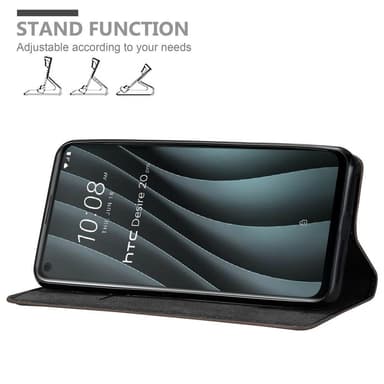 HTC Desire 20 PRO Skal Fodral Case (Brun)