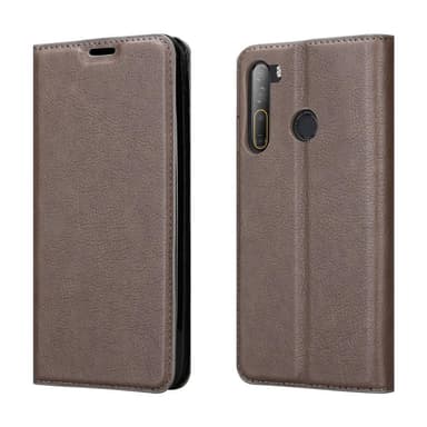 HTC Desire 20 PRO Skal Fodral Case (Brun)