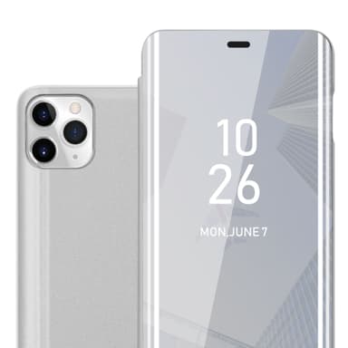 iPhone 11 PRO MAX Plånboksfodral Skal (Silver)