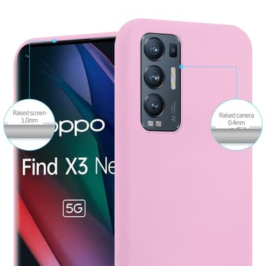 Skal Oppo FIND X3 NEO Fodral Case (Rosa)