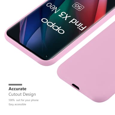 Skal Oppo FIND X3 NEO Fodral Case (Rosa)