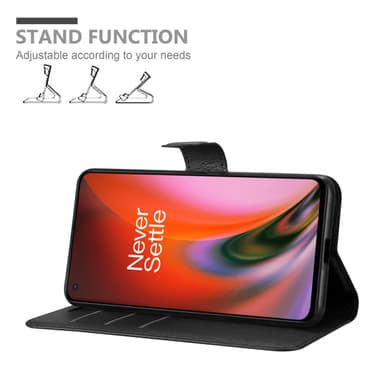 OnePlus Nord 2 5G Plånboksfodral Skal (Svart)