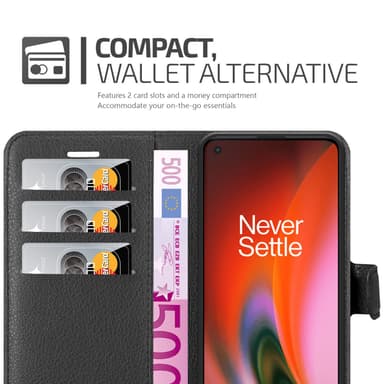 OnePlus Nord 2 5G Plånboksfodral Skal (Svart)