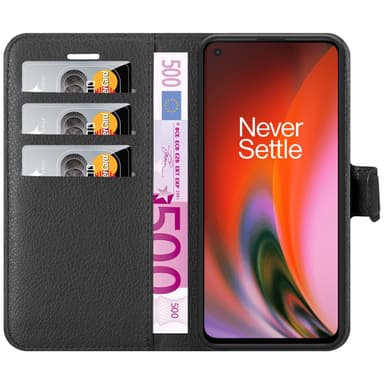 OnePlus Nord 2 5G Plånboksfodral Skal (Svart)