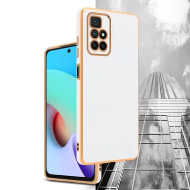 Xiaomi RedMi 10 Skal Fodral Case (Vit)