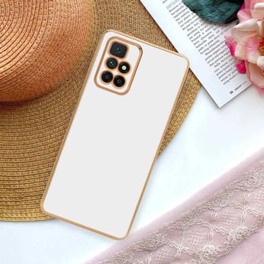 Xiaomi RedMi 10 Skal Fodral Case (Vit)