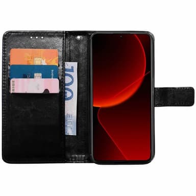 Plånboksfodral 3-kort Xiaomi 14 - Svart