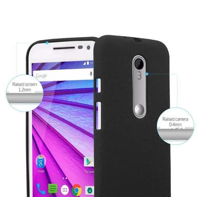 Skal Motorola MOTO G3 Fodral Case (Svart)