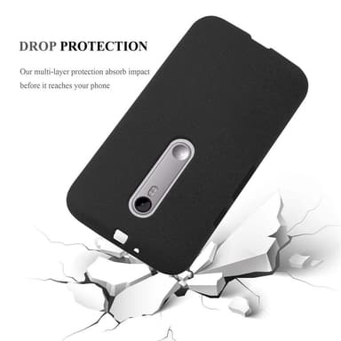 Skal Motorola MOTO G3 Fodral Case (Svart)