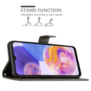Samsung Galaxy A23 4G Plånboksfodral Skal (Grå)