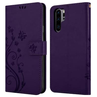Huawei P30 PRO Plånboksfodral Skal (Lila)