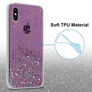 iPhone XS MAX Skal Fodral Case (Lila)